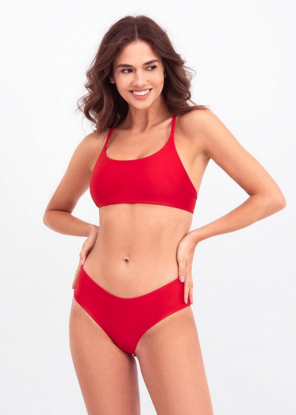 Red Brazilian Bikini Bottom