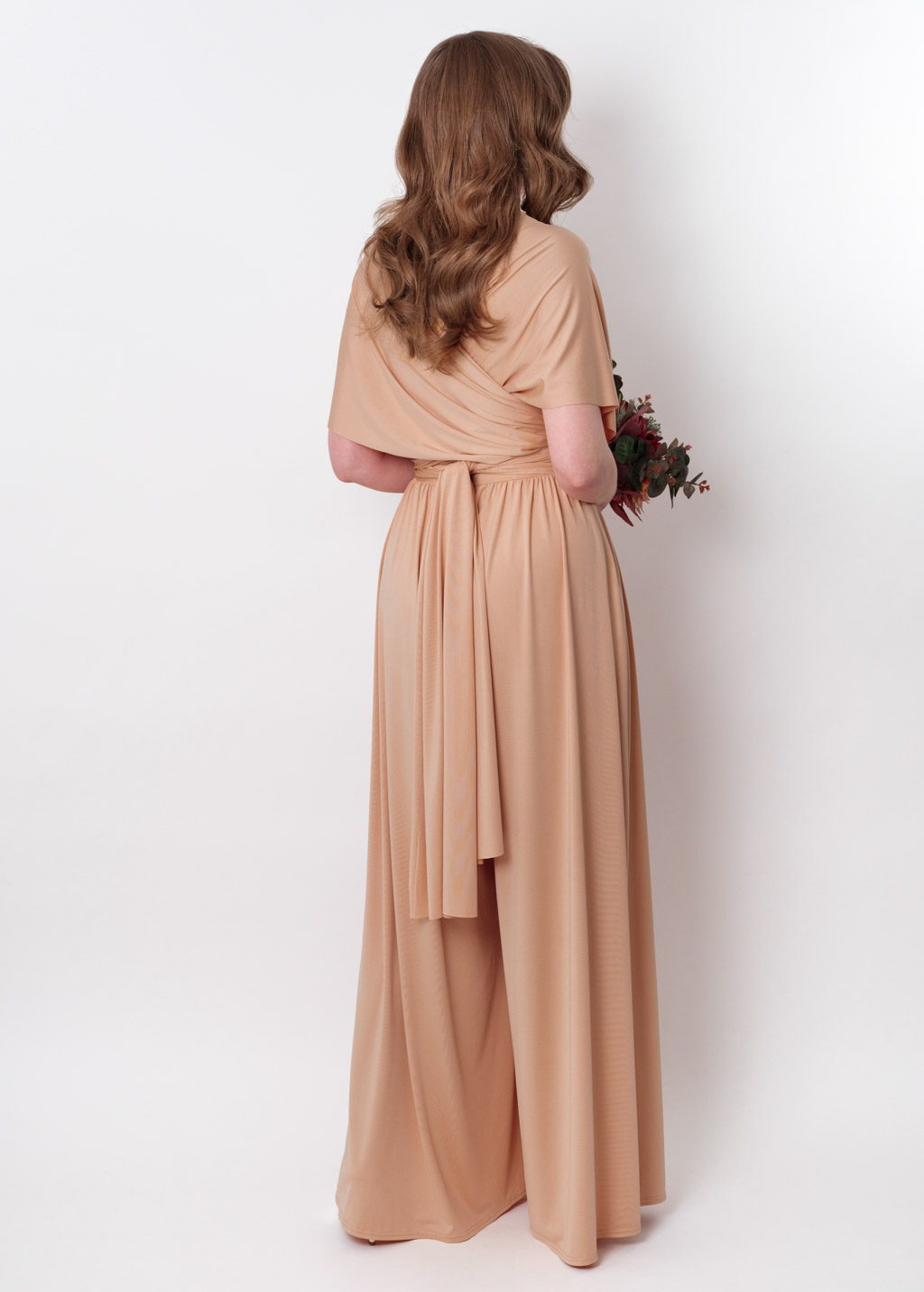 Champagne gold infinity jumpsuit