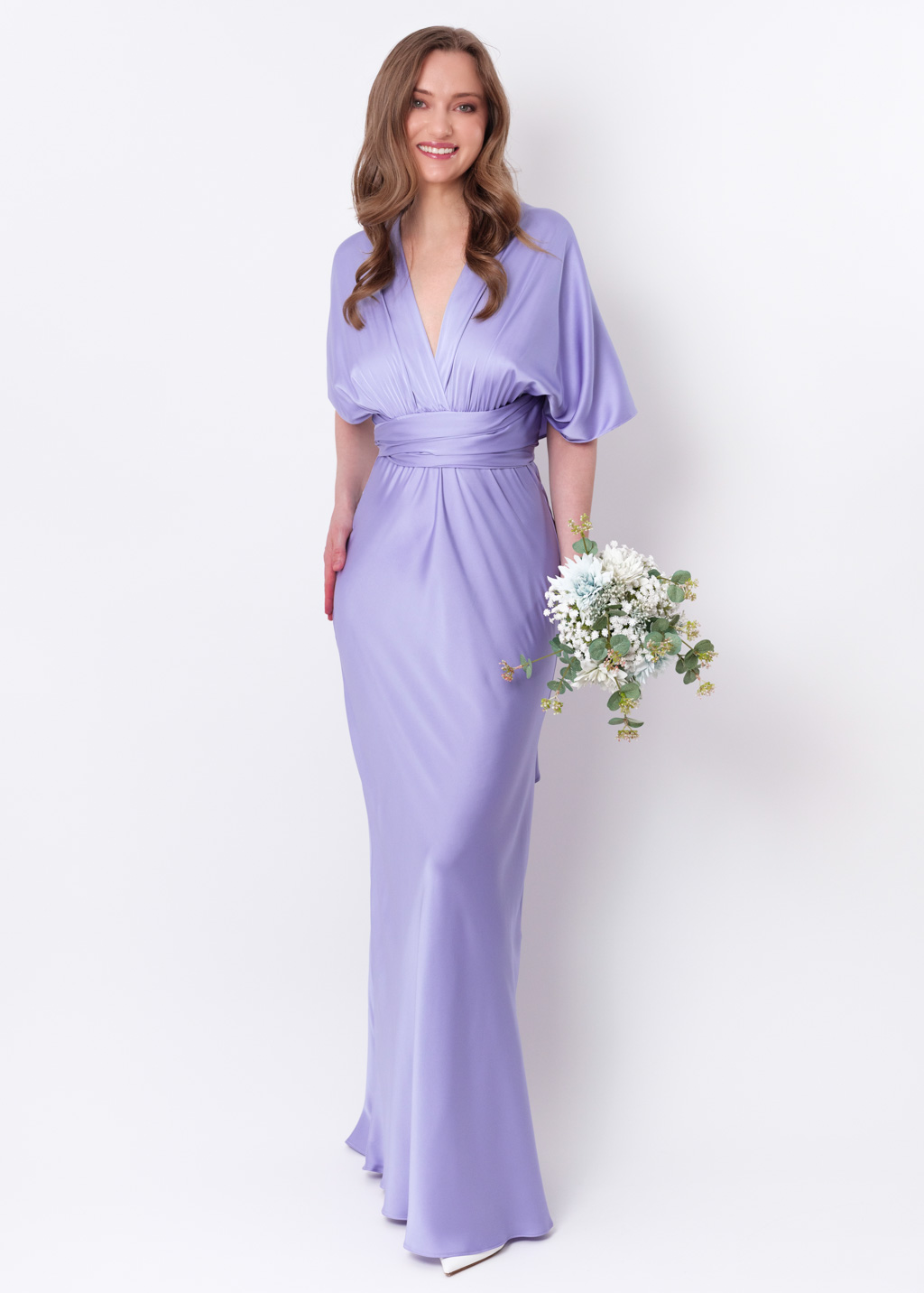Lilac infinity long dress