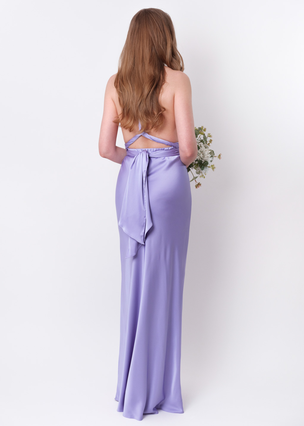 Lilac infinity long dress