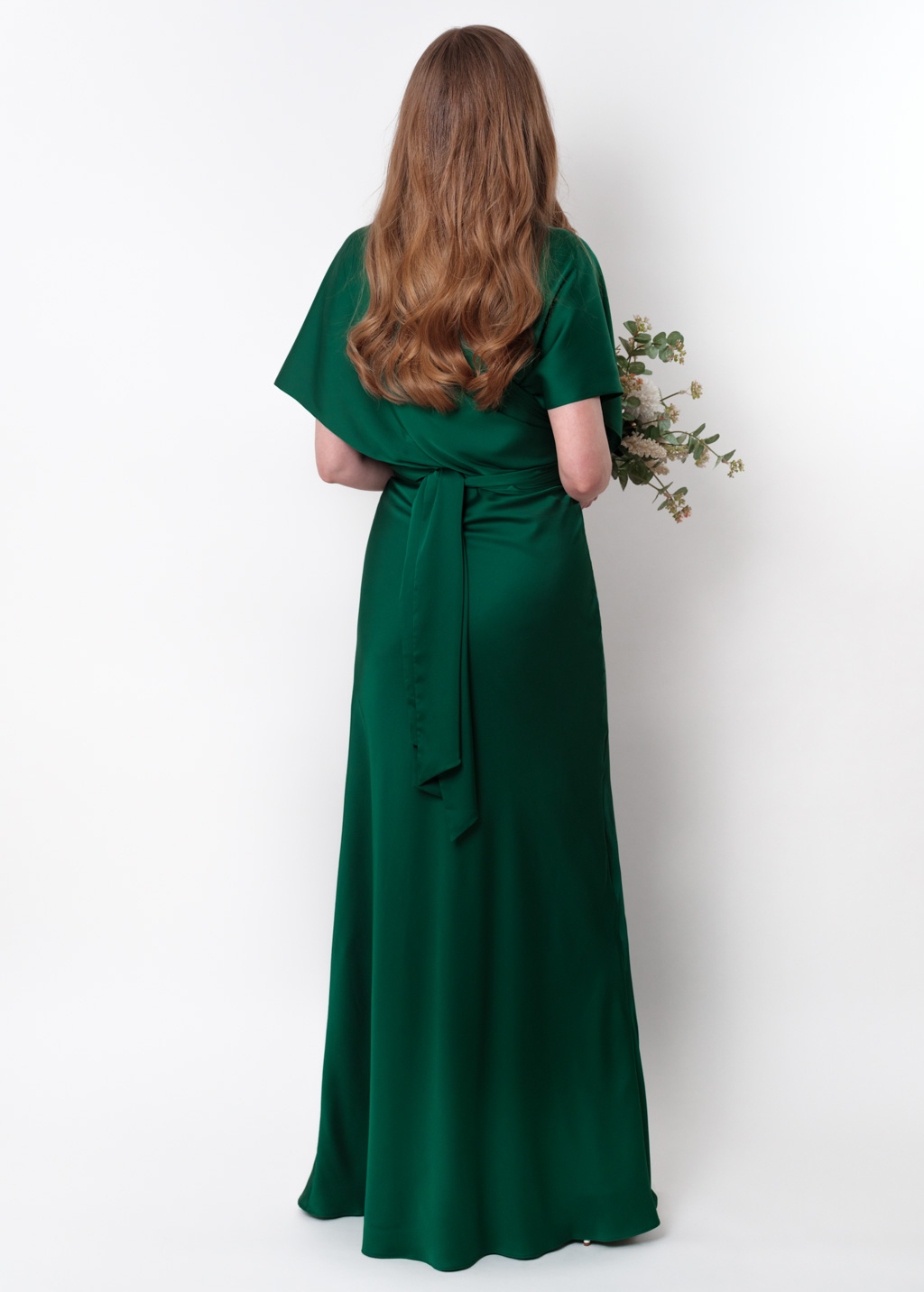 Dark green infinity long dress