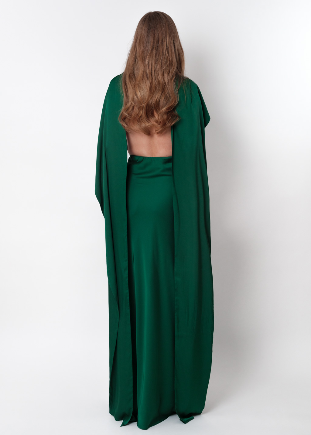 Dark green infinity long dress