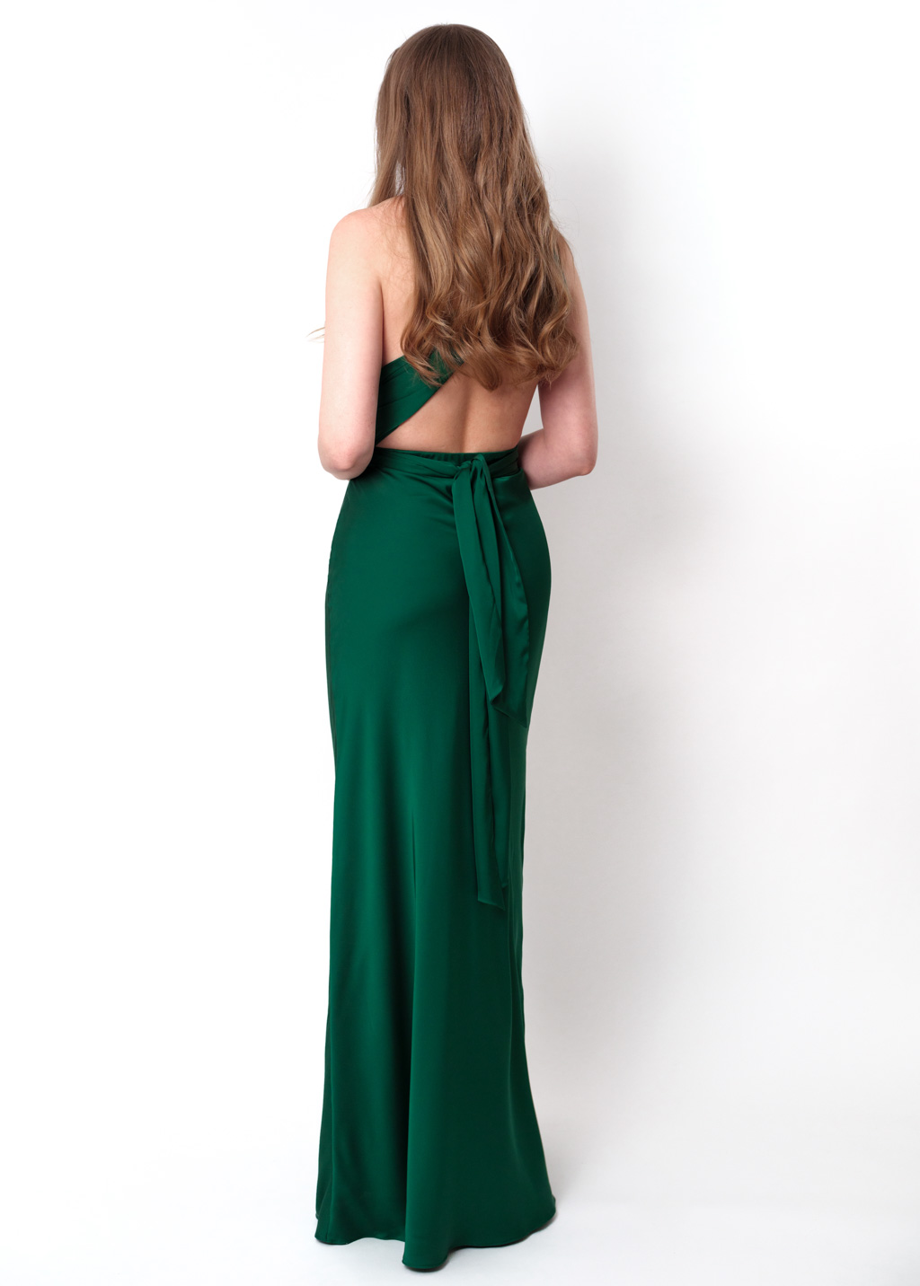 Dark green infinity long dress