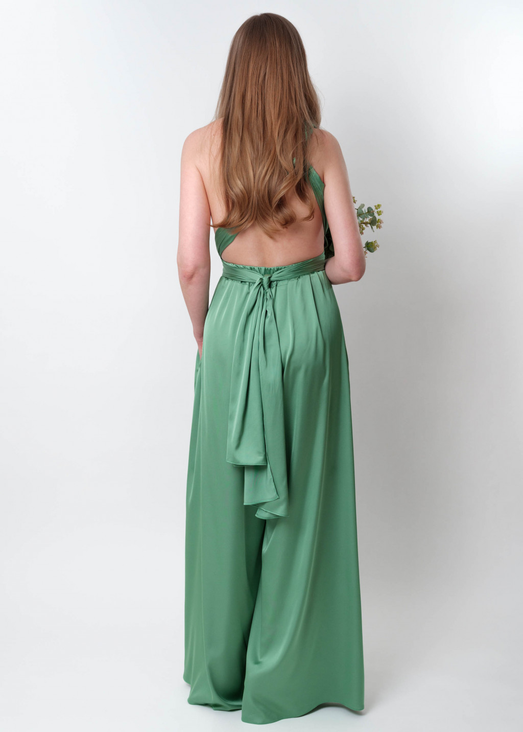 Olive green infinity jumpsuit