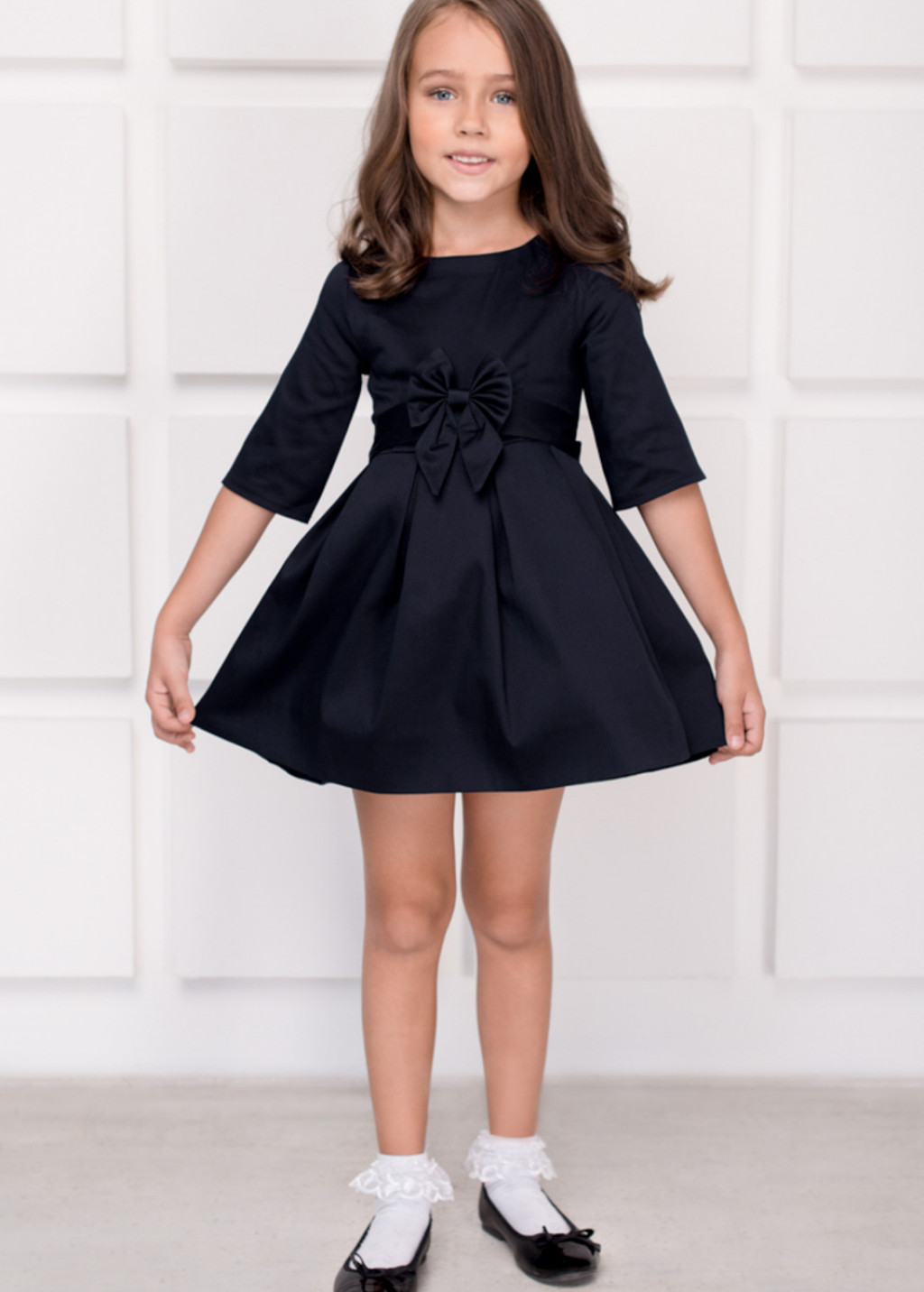 Mommy and me black cotton dresses