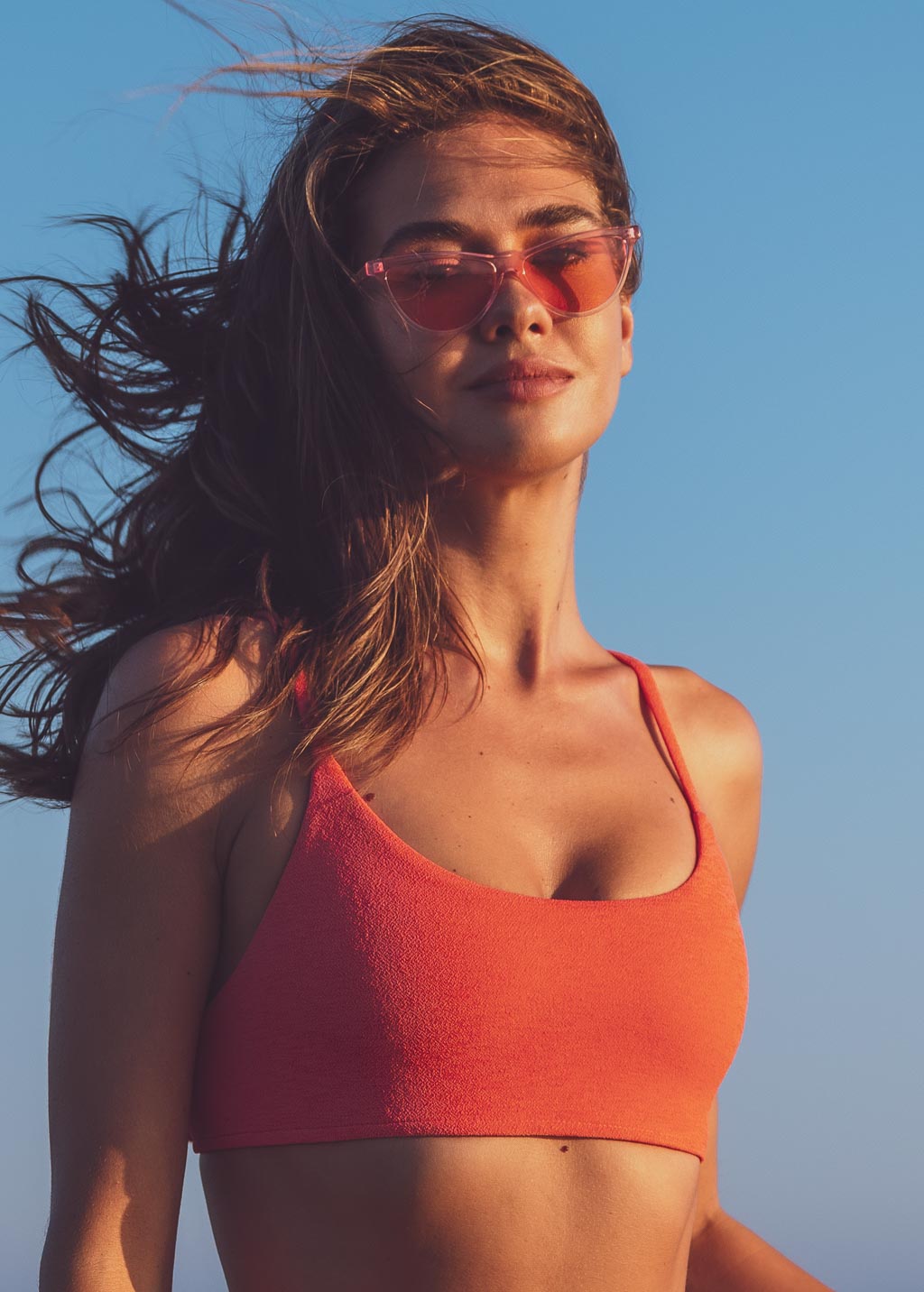 Coral Bralette Bikini Top